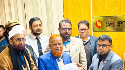 সুশাসন,শান্তি ও পরিবর্তনের লক্ষ্যে দাঁড়িপাল্লা প্রতীকের মনোনয়নপত্র দাখিল ---- নূরুল ইসলাম বুলবুল