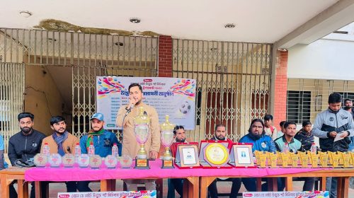 রাঙামাটিতে ওয়ান ডে নাইট মিনিবার ফুটবল টুর্নামেন্ট উদ্বোধন