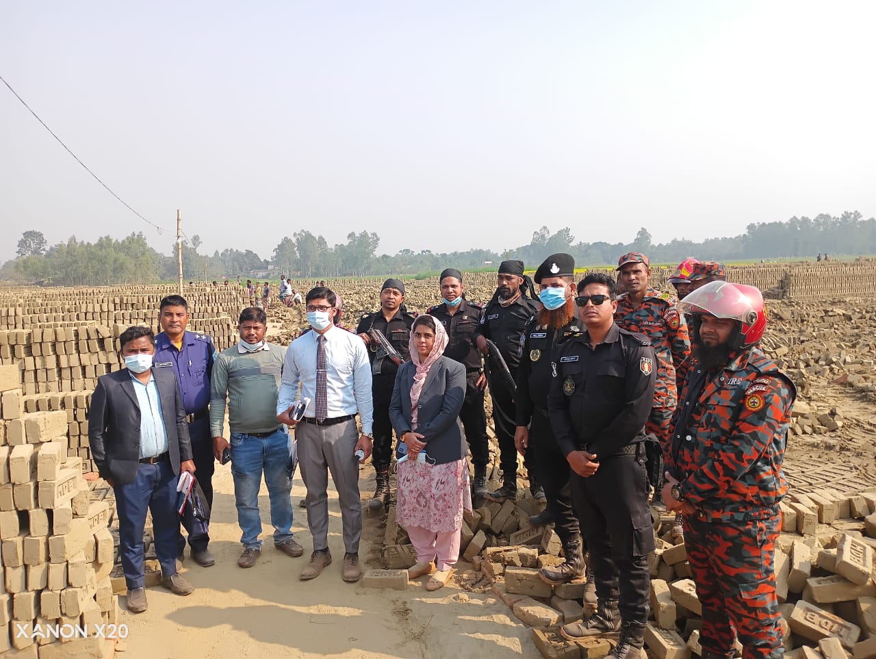 দিনাজপুরের বিরামপুরে অবৈধ ইটভাটায় অভিযানে ১৮ লাখ টাকা জরিমানা