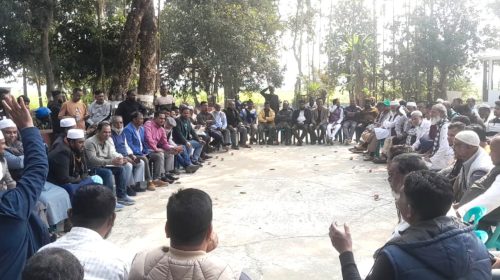 সুনামগঞ্জ-৩ আসনে বিএনপির প্রার্থী কয়ছর এম আহমদ জগন্নাথপুরে নেতাকর্মীদের সাথে মতবিনিময় করেছেন