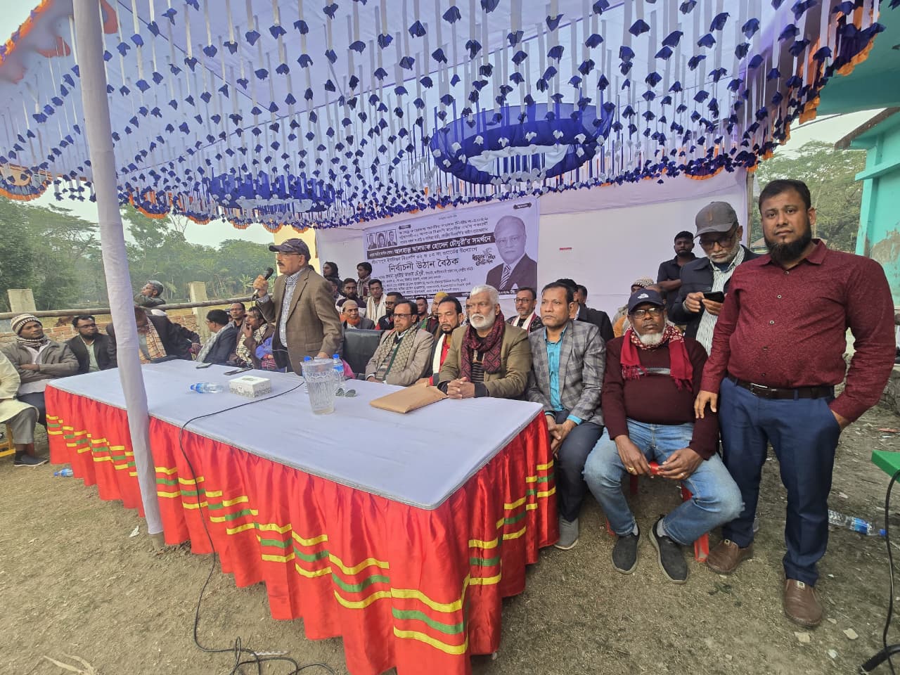 ধানের শীষের সমর্থনে দুমকিতে উঠান বৈঠক