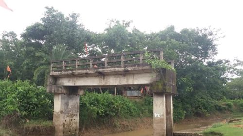 ১০ বছর ধরে অকার্যকর সংযোগ সেতু, দুর্ভোগে হরষপুর–কাশিমনগরের মানুষ