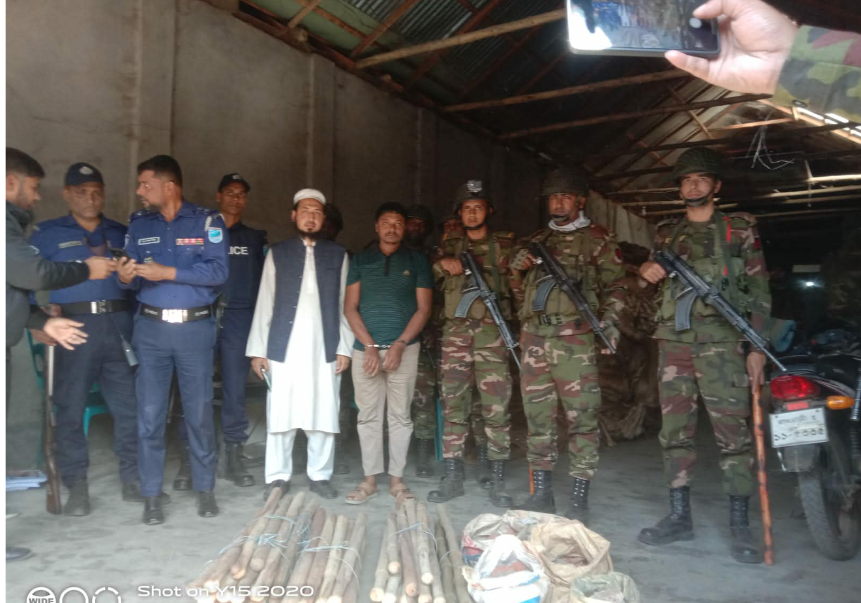 বালিয়াকান্দিতে মোবাইল কোর্টে অভিযান: লাঠি ও ইট-পাটকেলসহ ১ জনের কারাদণ্ড