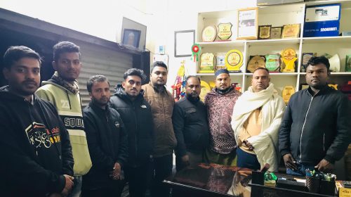 কমলগঞ্জে চেয়ারম্যান নাহিদ আহমেদ তরফদারের সঙ্গে একসূত্র সামাজিক সংগঠনের সৌজন্য সাক্ষাৎ