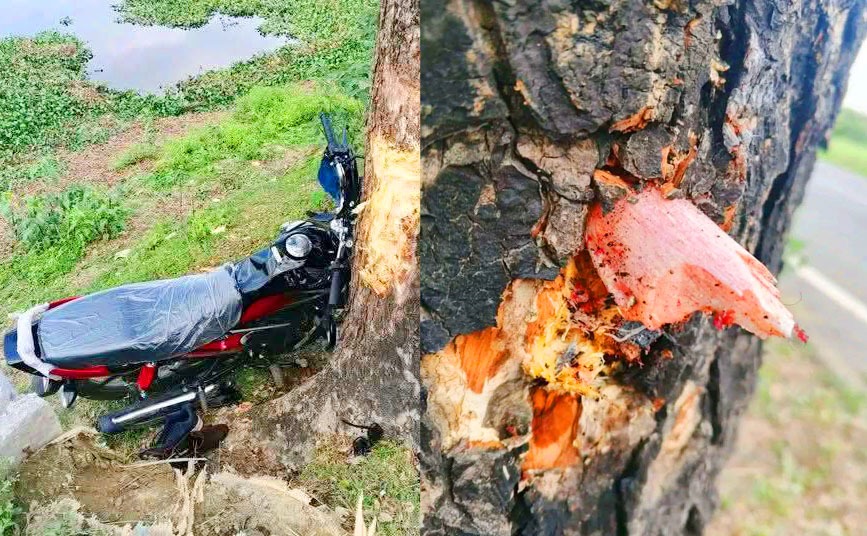 শান্তিগঞ্জ থেকে শিমুলবাগান যাওয়ার পথে সড়ক দুর্ঘটনায় নিহত-১ আহত-১