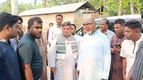 ঝড়ে ক্ষতিগ্রস্ত কৃষকদের পাশে ব্যারিস্টার নওশাদ জমির