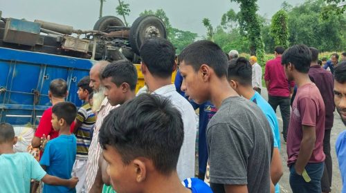 লালমনিরহাটে ট্রাকের চাপায় বৃদ্ধ নিহত, চালক-হেলপার আটক
